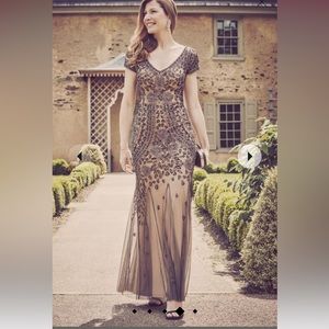 NWT!!! Women’s Oleg Cassini beaded dress